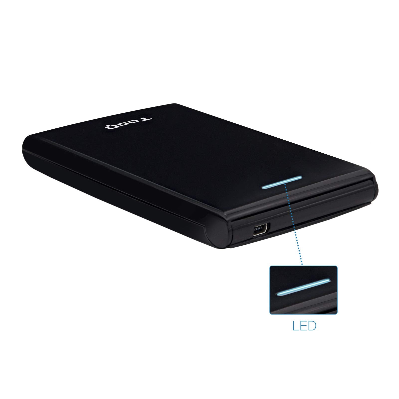 Caja Externa para Disco Duro de 2.5' TooQ TQE-2526B/ USB 3.1