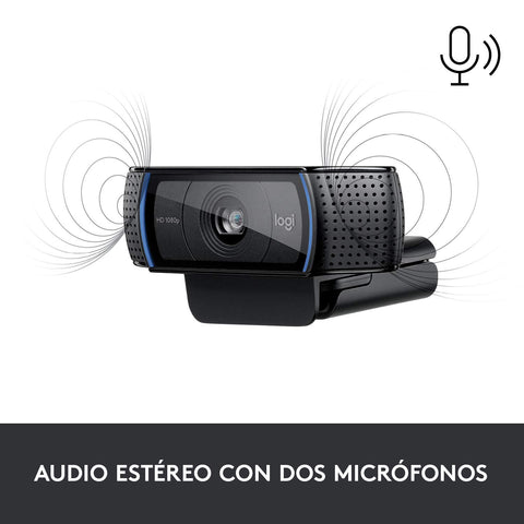 Webcam Logitech HD Pro C920/ 1920 x 1080 Full HD