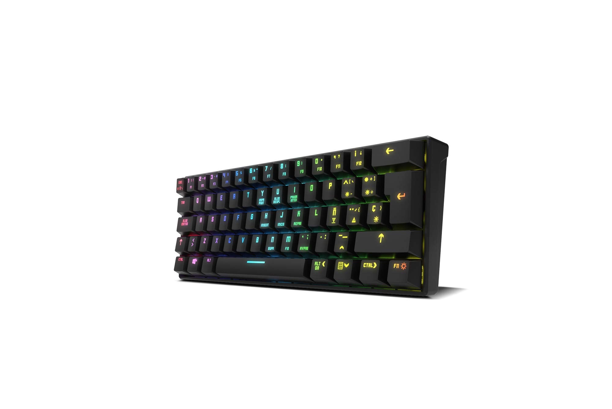 Teclado Gaming Mecánico Inalámbrico Krom Kluster/ Negro