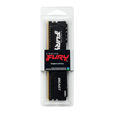 Memoria RAM Kingston FURY Beast 32GB/ DDR4/ 2666MHz/ 1.2V/ CL16/ DIMM