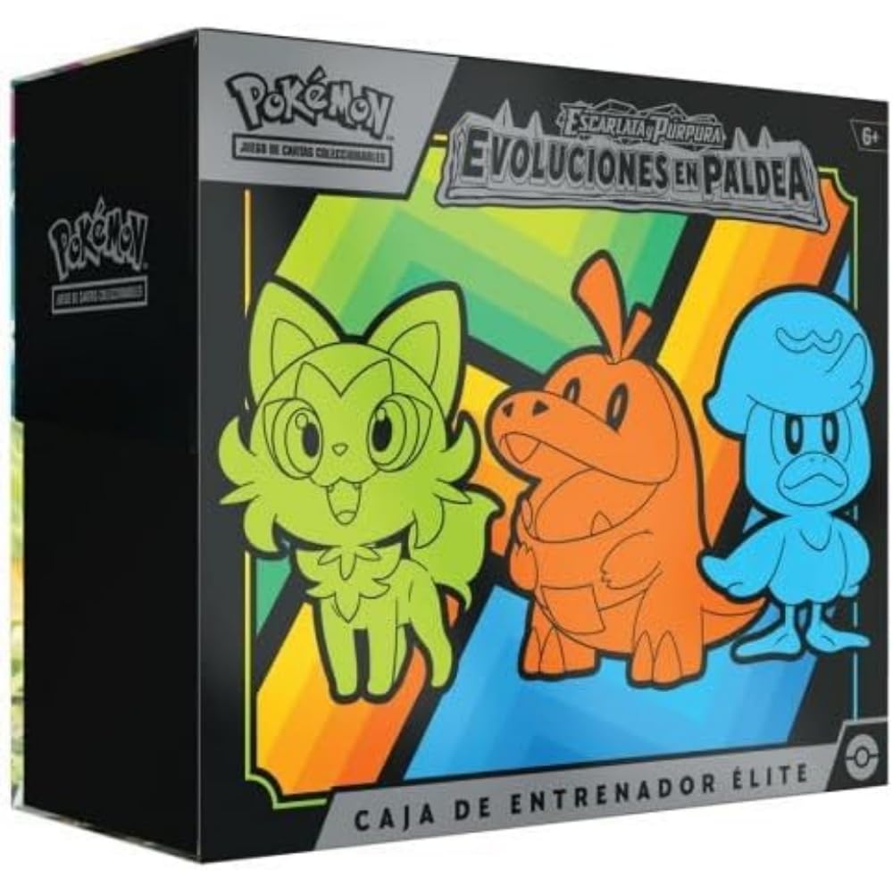 Estuche Carta Juego Cartas Coleccionables Caja Elite Pokemon español