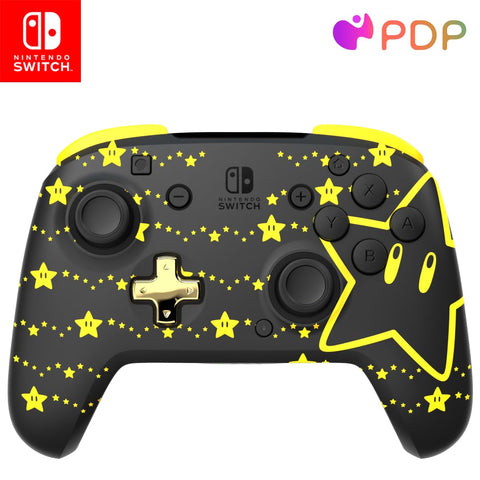 PDP REMATCH GLOW Wireless Controller Mario Stars