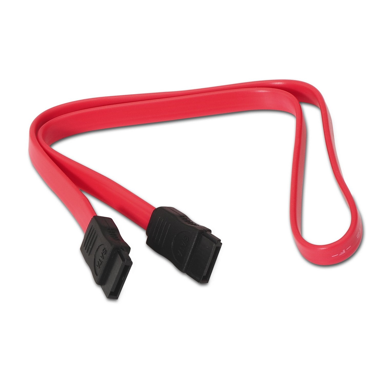 Cable SATA Aisens A130-0153/ SATA Hembra - SATA Hembra/ Hasta 0.1W/ 768Mbps/ 50cm/ Rojo