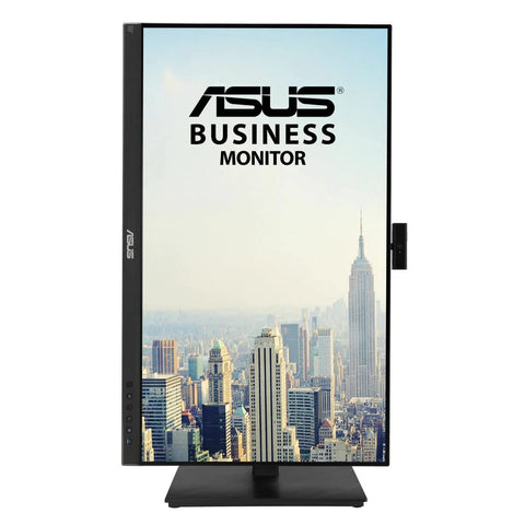 Monitor Profesional Asus BE279QSK 27'/ Full HD/ Webcam/ Multimedia/ Regulable en altura/ Negro