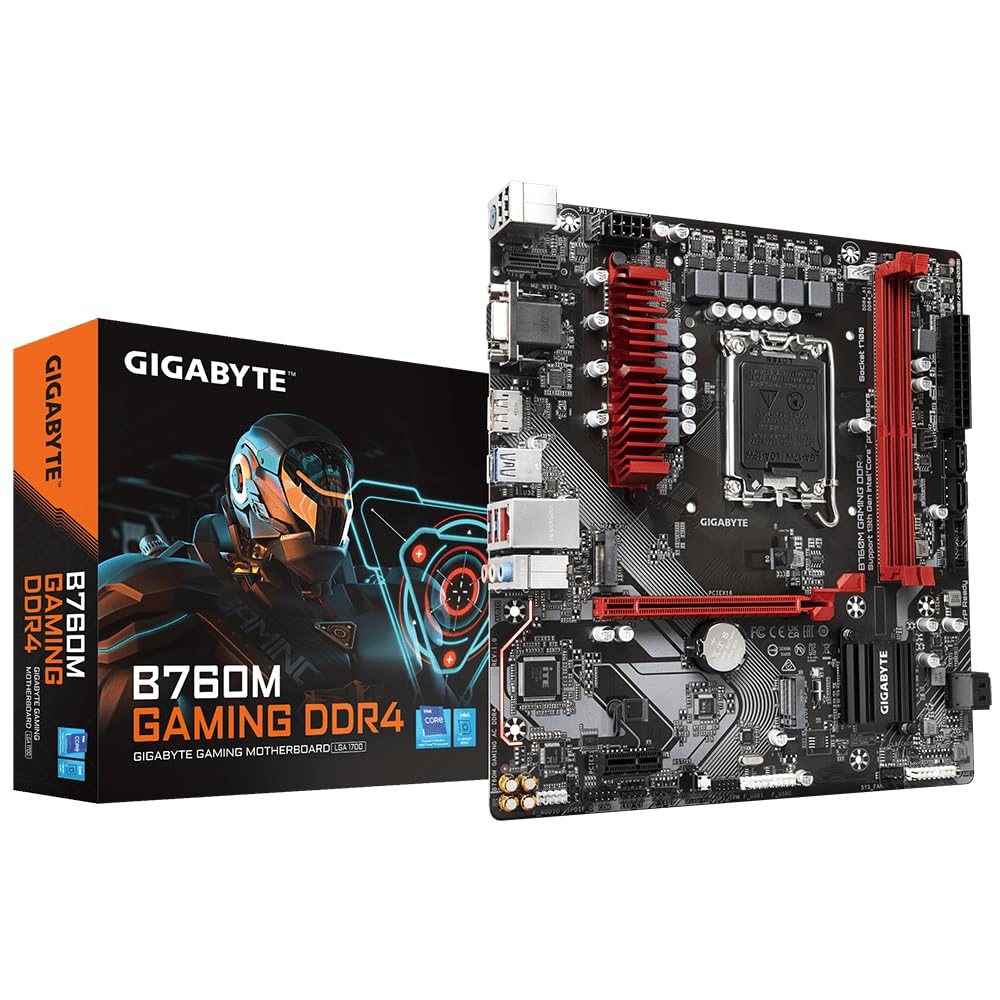 Placa Base Gigabyte B760M GAMING DDR4 Socket 1700/ Micro ATX