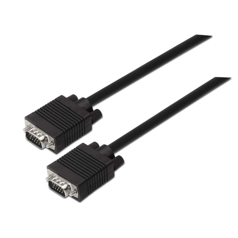 Cable SVGA Aisens A113-0070/ VGA Macho - VGA Macho/ Hasta 3W/ 10Mbps/ 5m/ Negro