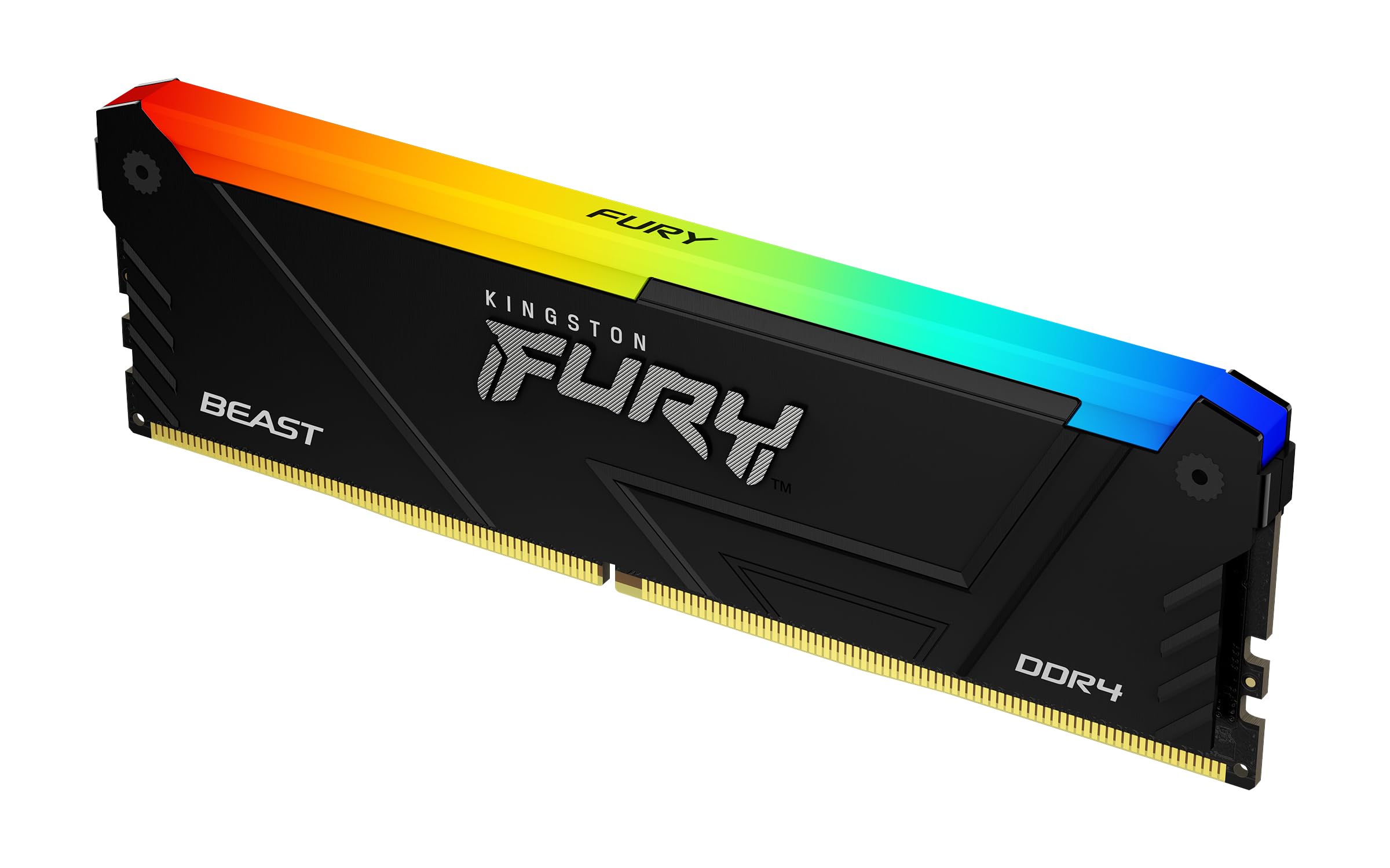 Memoria RAM Kingston FURY Beast RGB 16GB/ DDR4/ 3200MHz/ 1.35V/ CL16/ DIMM