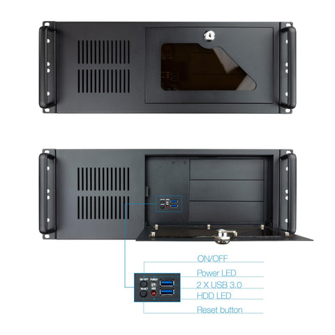 Caja Rack TooQ RACK-406N-USB3