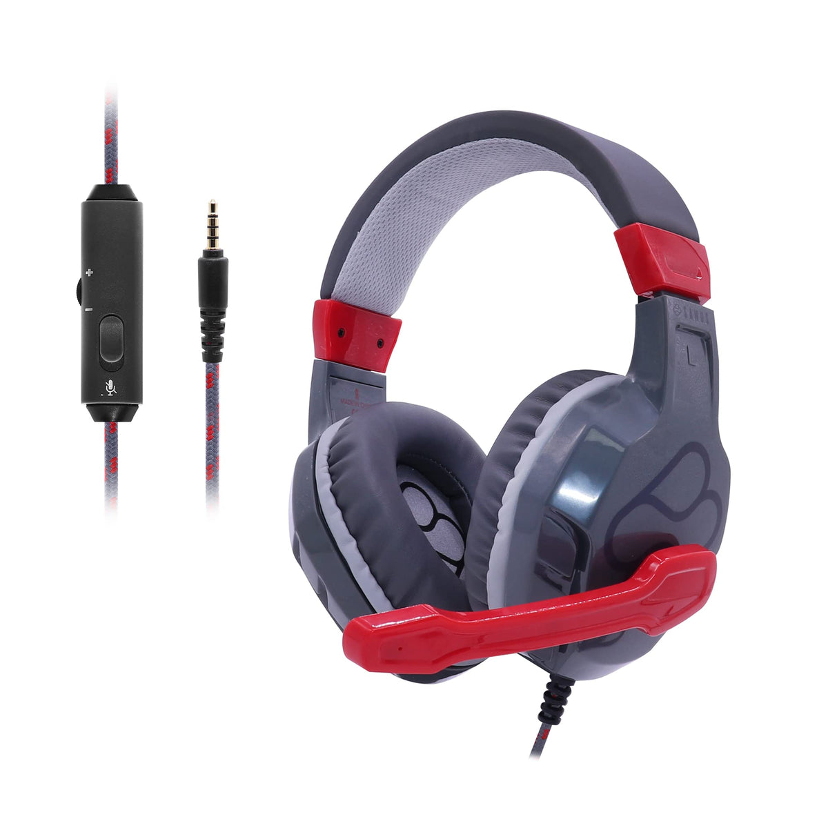 FRTEC - Auricular Gaming SAMUS con Cable y Micro Incorporado para Switch, Switch Lite y OLED (Compatible con Playstation 5, PS4, Xbox Series S|X, Xbox One, PC y Mac)