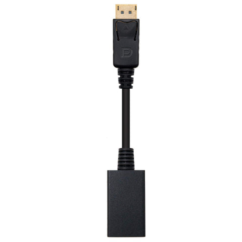 Conversor Nanocable 10.16.0502/ DisplayPort Macho - HDMI Hembra/ 15cm/ Negro