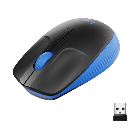 Ratón Inalámbrico Logitech M190/ Hasta 1000 DPI/ Azul