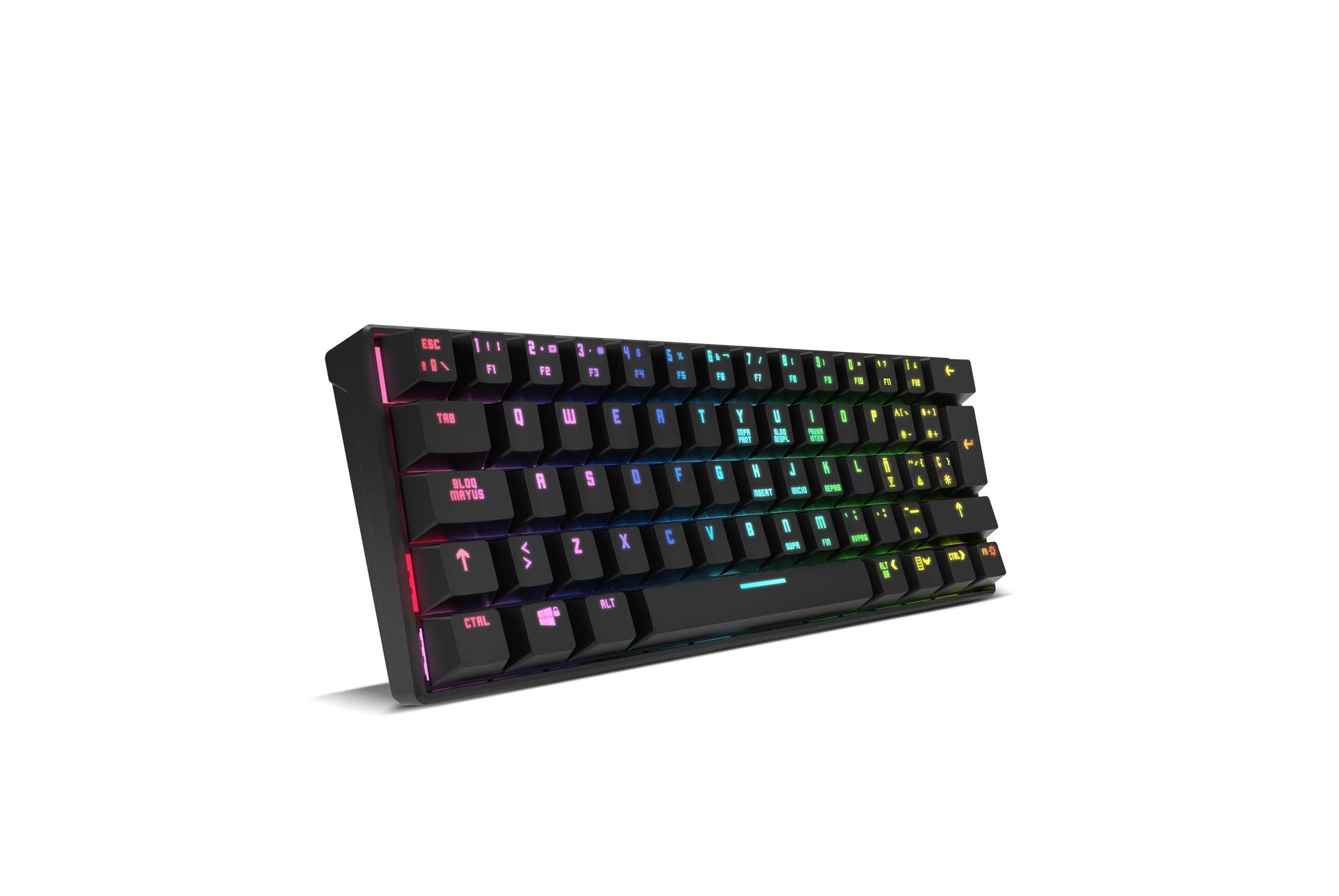 Teclado Gaming Mecánico Inalámbrico Krom Kluster/ Negro