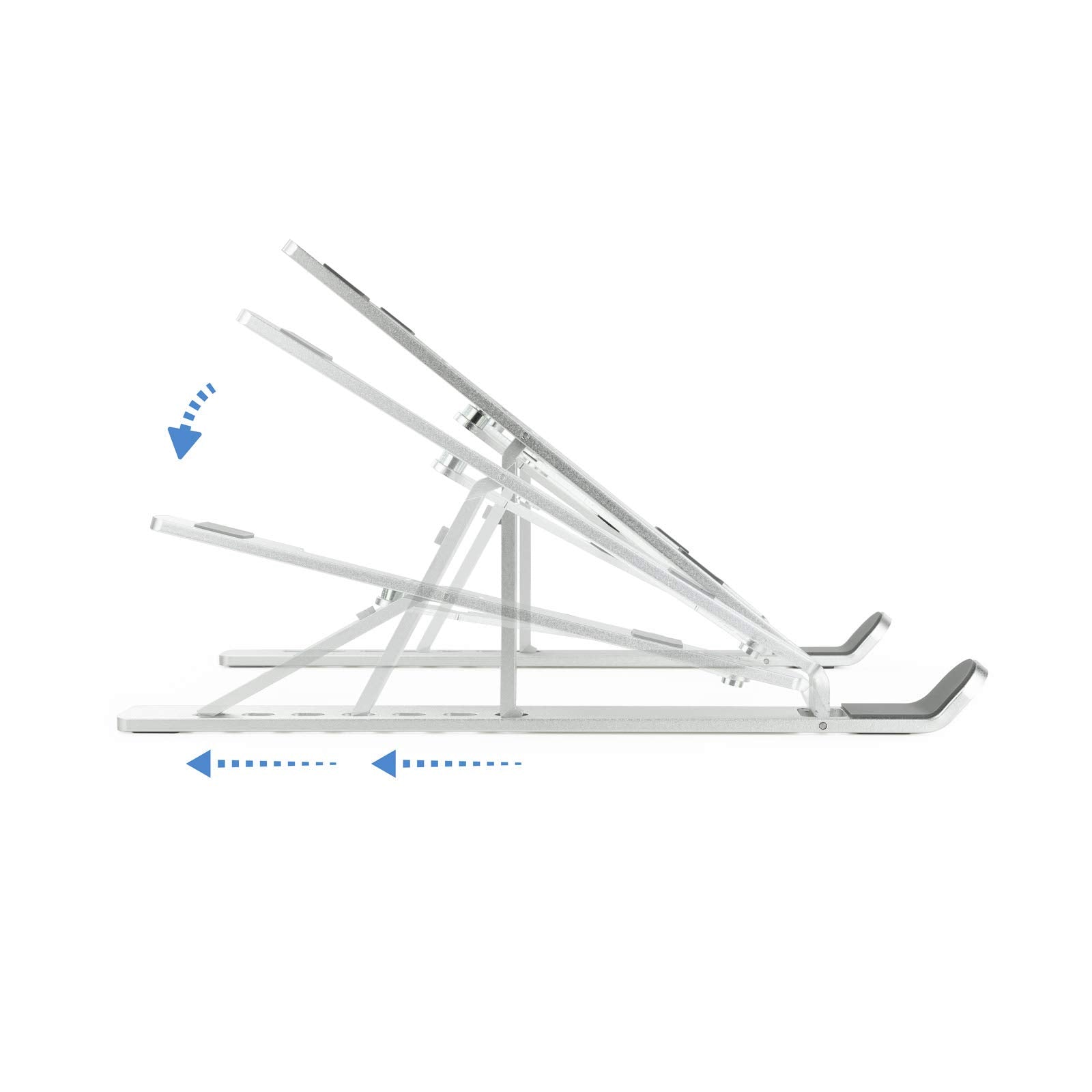 Soporte TooQ TQLRS0033-AL para Portátiles hasta 15'/ Plata