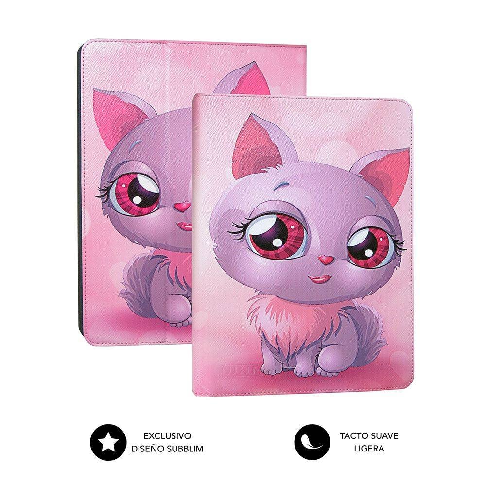 Funda Subblim Trendy Cat para Tablets de 10.1'-11'