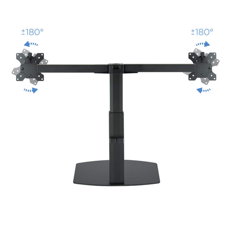 Soporte para 2 Monitores TooQ DB1727TN-B/ hasta 6kg