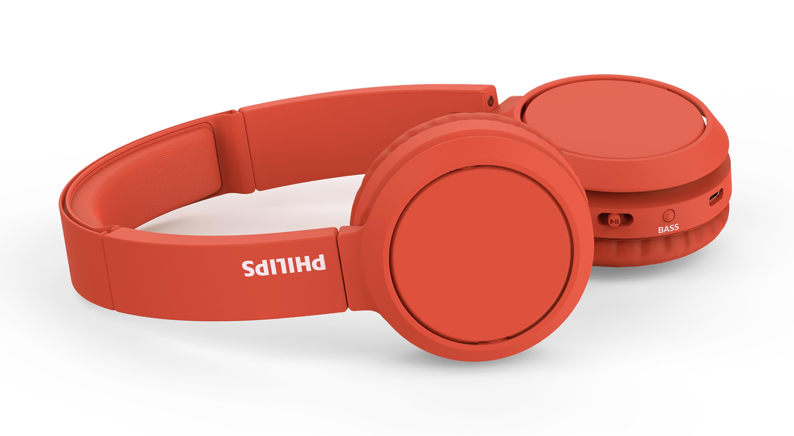 Auriculares Inalámbricos Philips TAH4205/ con Micrófono/ Bluetooth/ Rojos