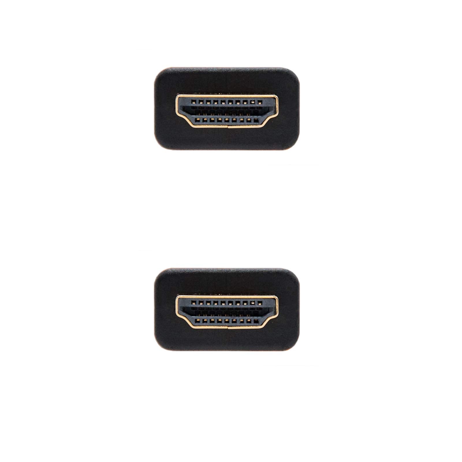 Cable HDMI 2.0 4K Nanocable 10.15.1602/ HDMI Macho - HDMI Macho/ 1.5m/ Negro/ Naranja