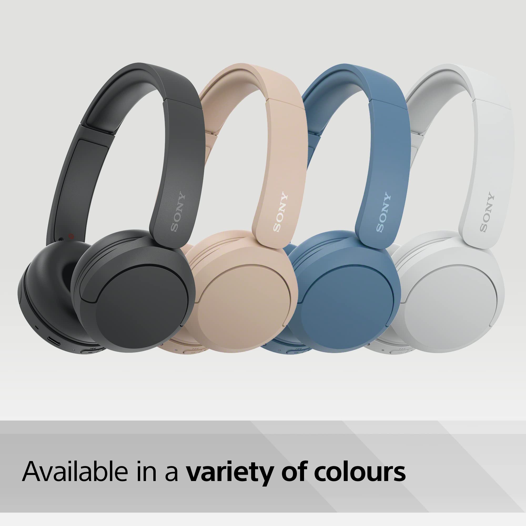 Auriculares inalámbricos Sony WH-CH520/ con Micrófono/ Bluetooth/ Beige