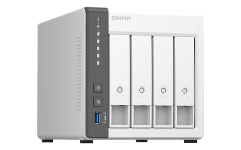 NAS QNAP TS-433-4G/ 4 Bahías 3.5'- 2.5'/ 4GB/ Formato Torre