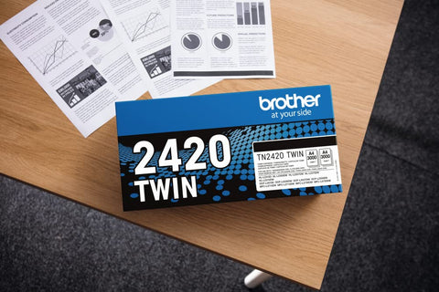 Tóner Original Brother TN2420TWIN Multipack XL Alta Capacidad/ 2x Negro