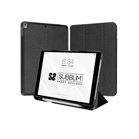 Funda Subblim Shock Case para Tablet iPad 9/8/7 Gen 10.2'/ Negra