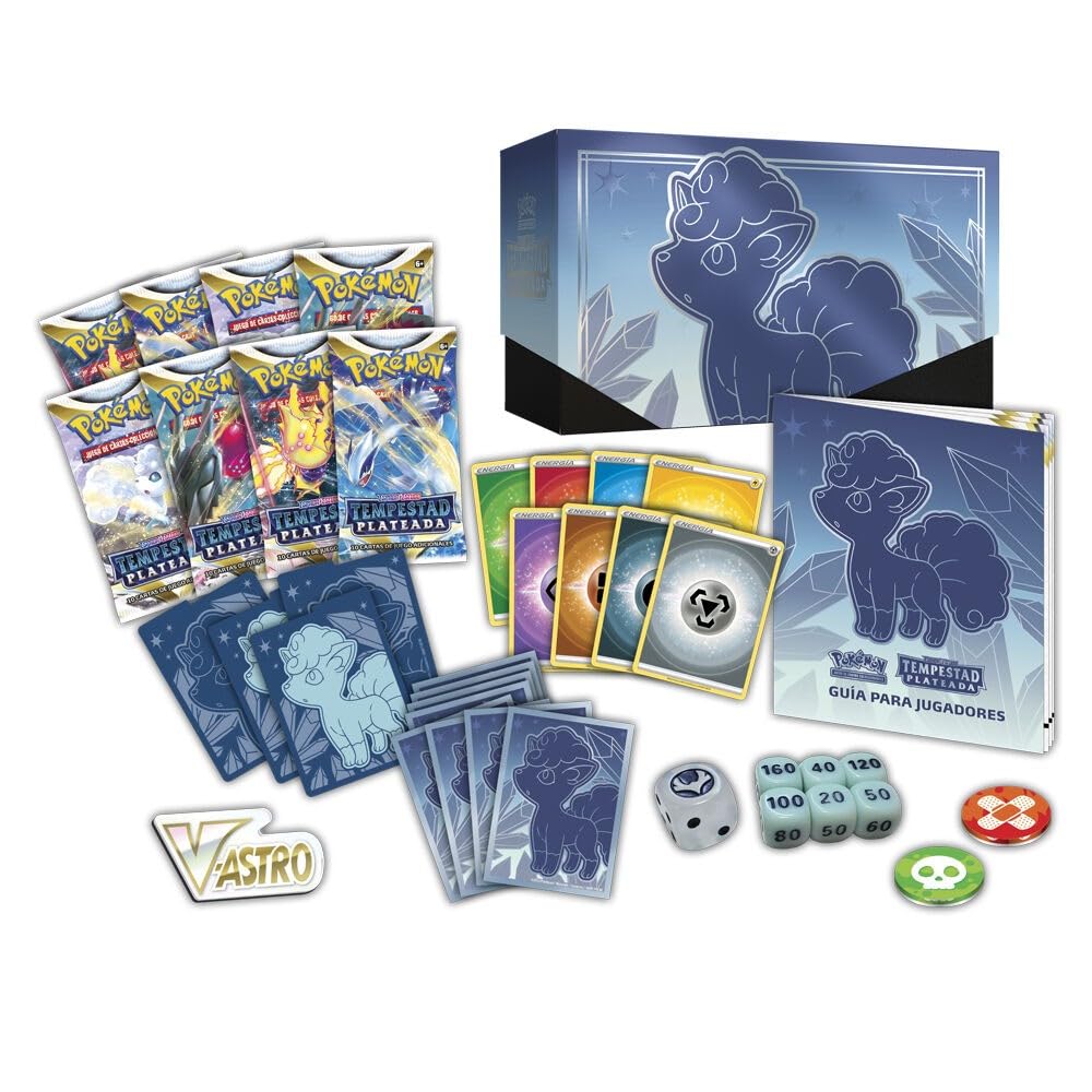 Bandai - Juego de Cartas Pokémon TCG: Tempestad Plateada - Caja de Entrenador de Elite SWSH 12 Espada y Escudo - PC50293 Multicolor - Domina la Batalla con tu Pokémon Favorito- Versión en Español