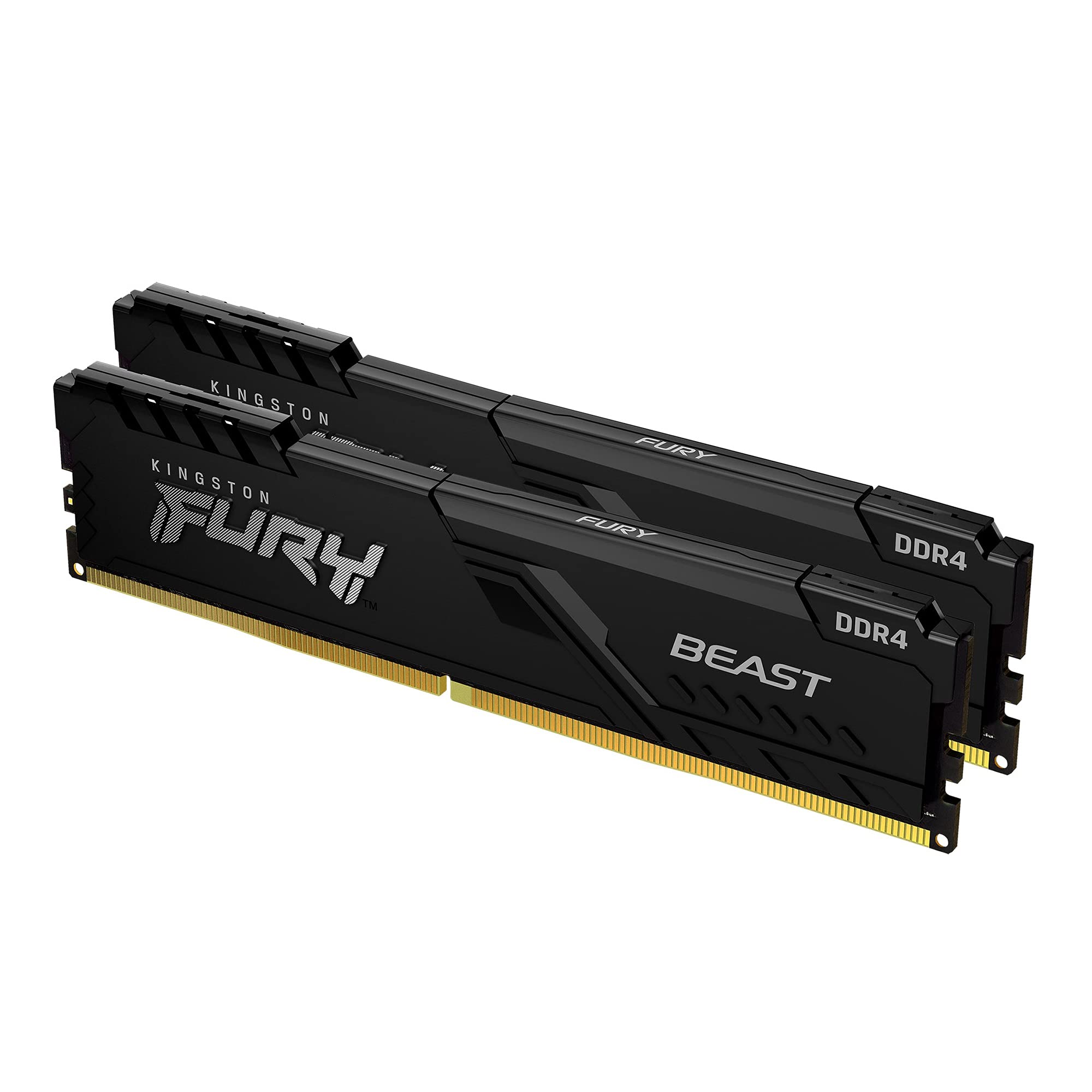 Memoria RAM Kingston FURY Beast 2 x 8GB/ DDR4/ 3200MHz/ 1.35V/ CL16/ DIMM