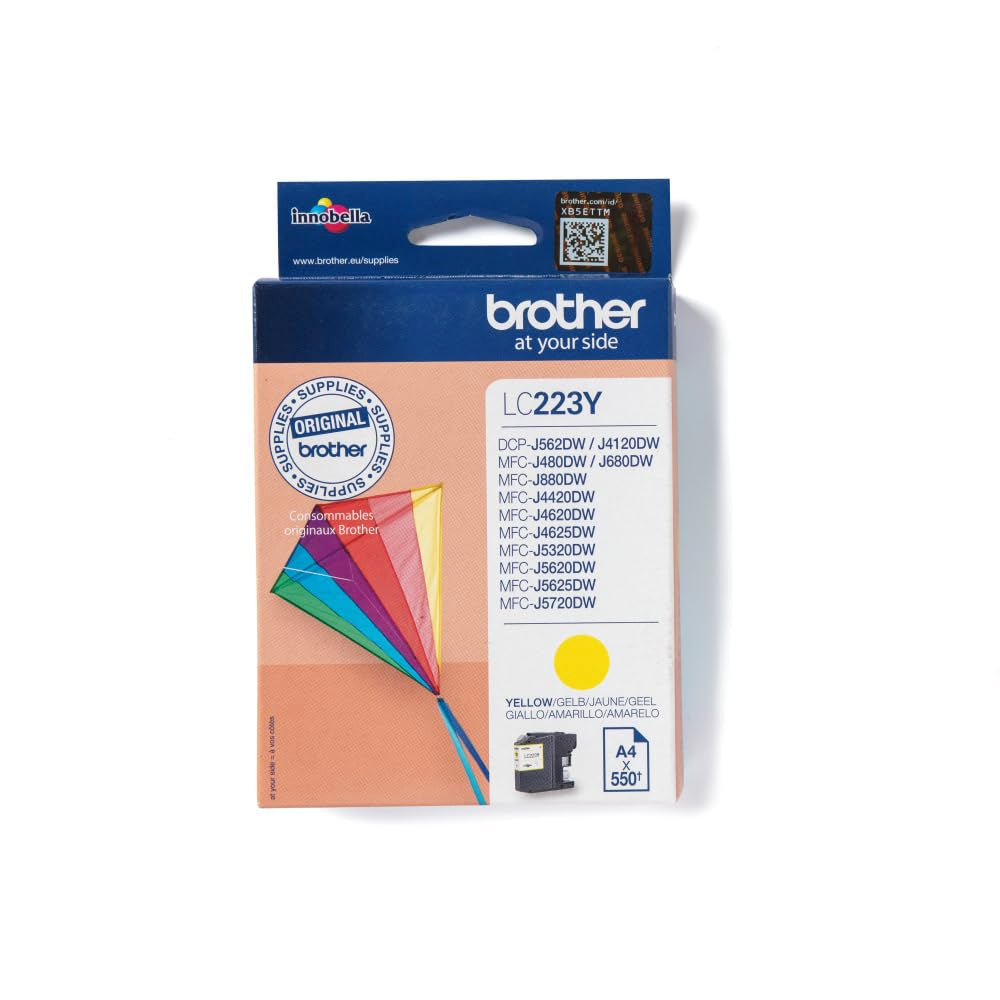 Cartucho de Tinta Original Brother LC-223YBP/ Amarillo