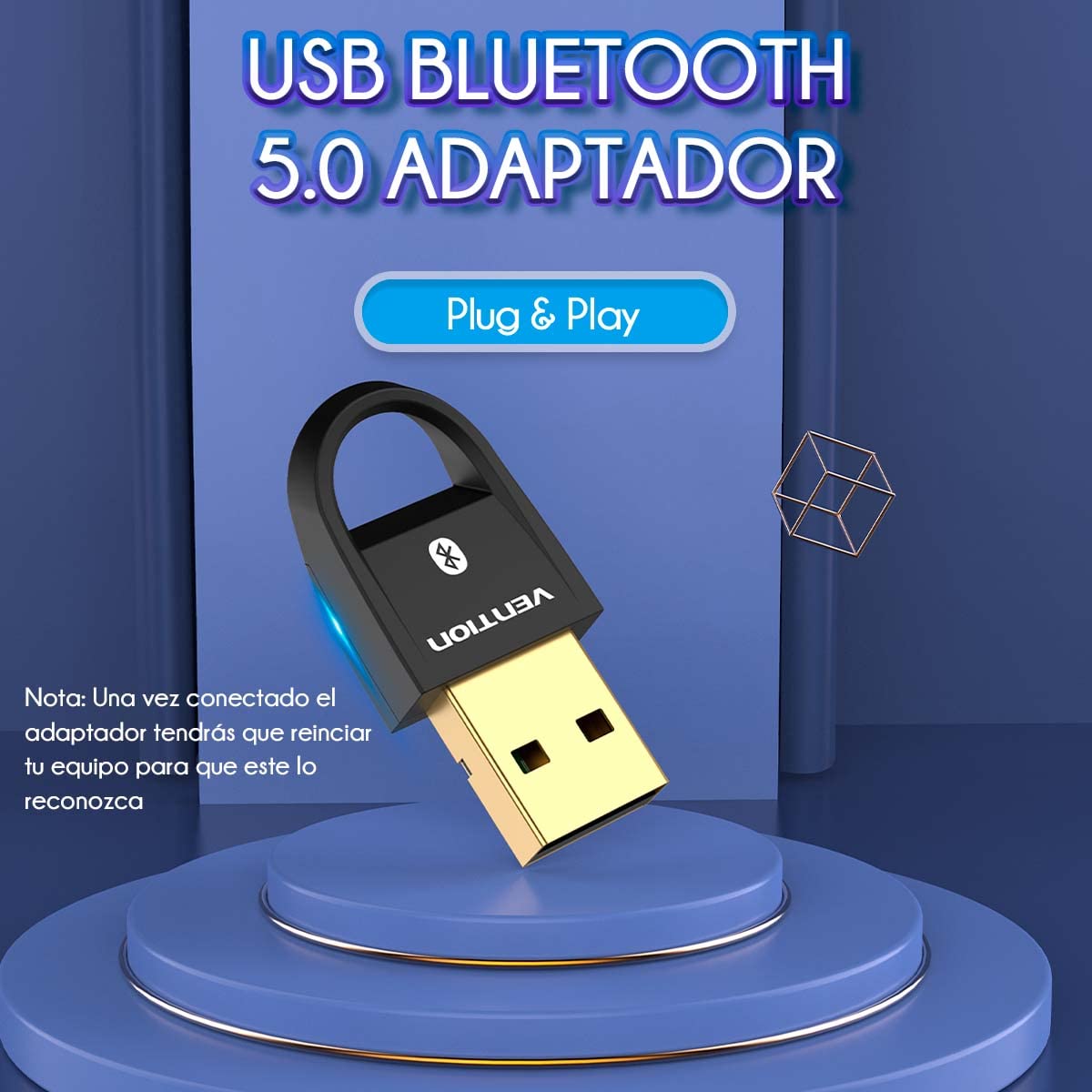 Adaptador USB - Bluetooth Vention CDSB0