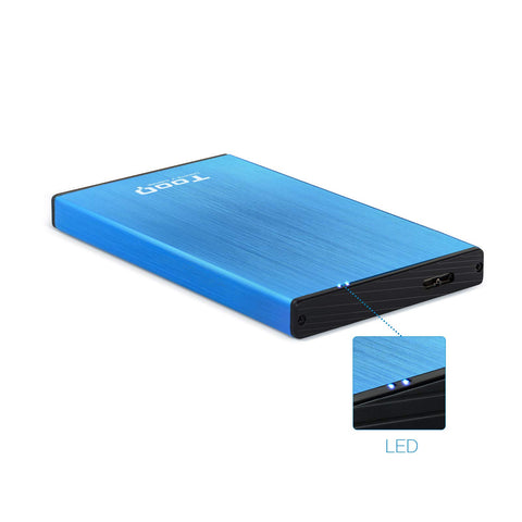 Caja Externa para Disco Duro de 2.5' TooQ TQE-2527BL/ USB 3.1