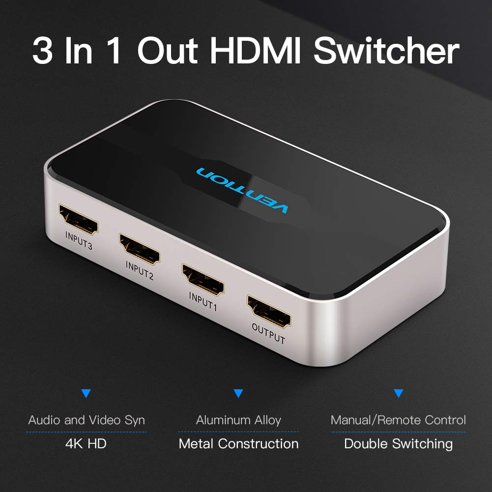 Duplicador HDMI Vention AFFH0/ 4x HDMI Hembra - HDMI Macho