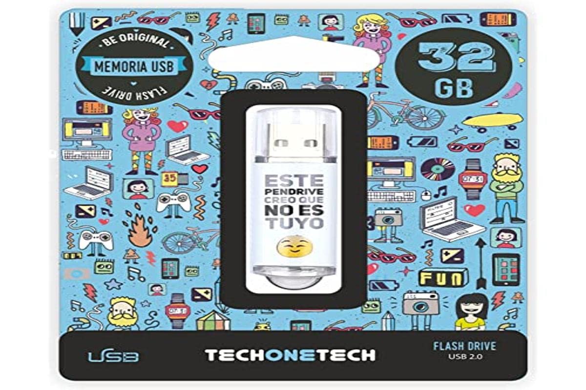 Pendrive 32GB Tech One Tech No Es Tuyo USB 2.0