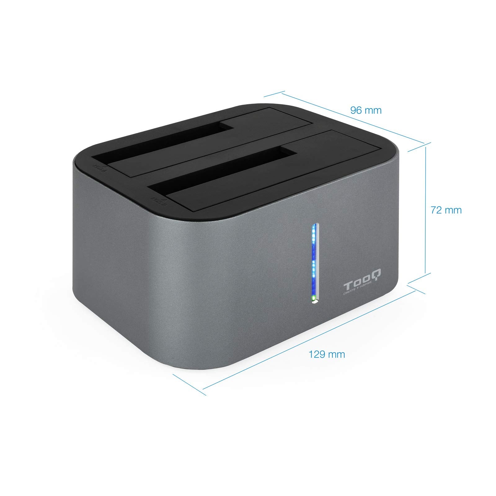 Docking Station para Discos Duros TooQ TQDS-805G