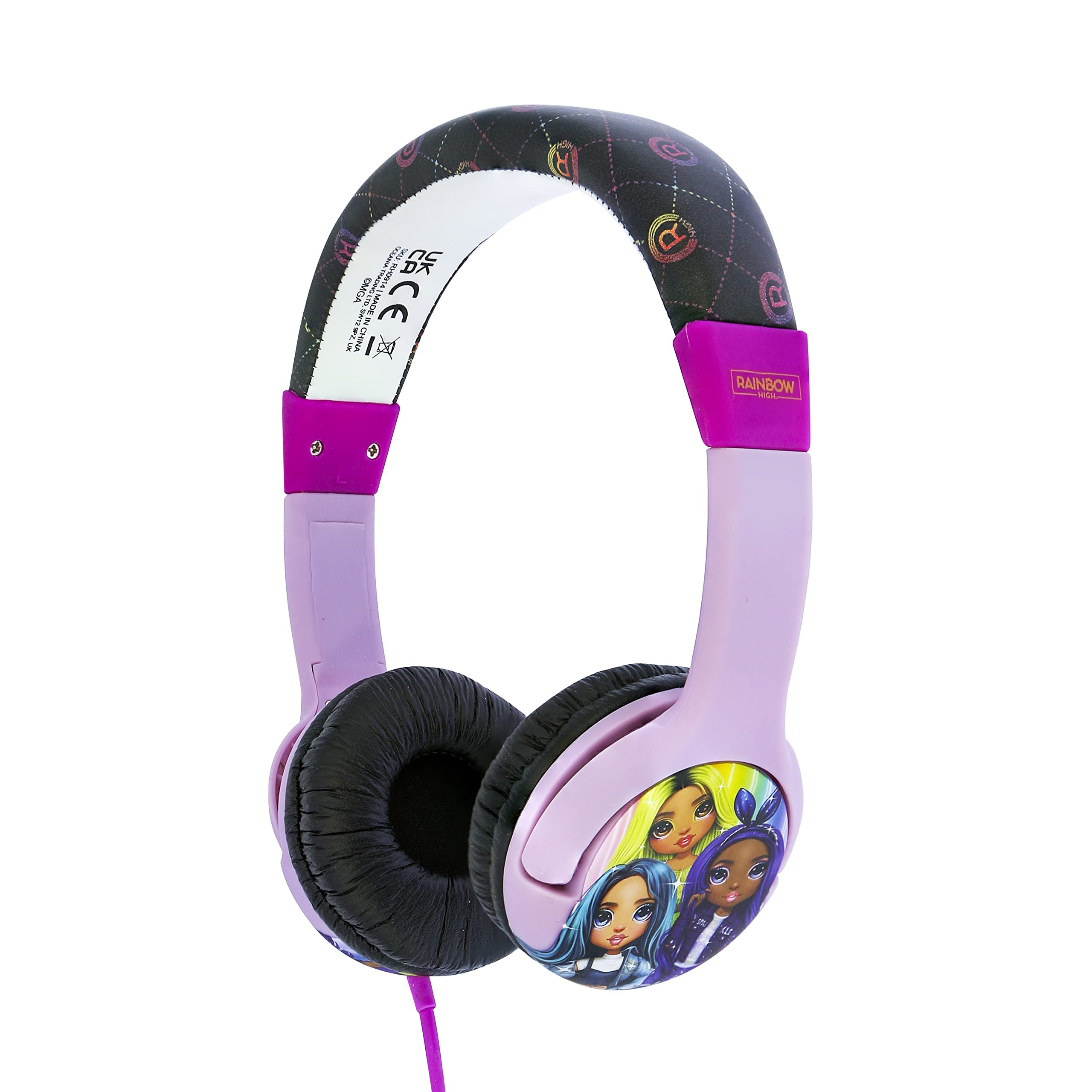 OTL - Junior Headphones - Rainbow High (RH0914), Purple