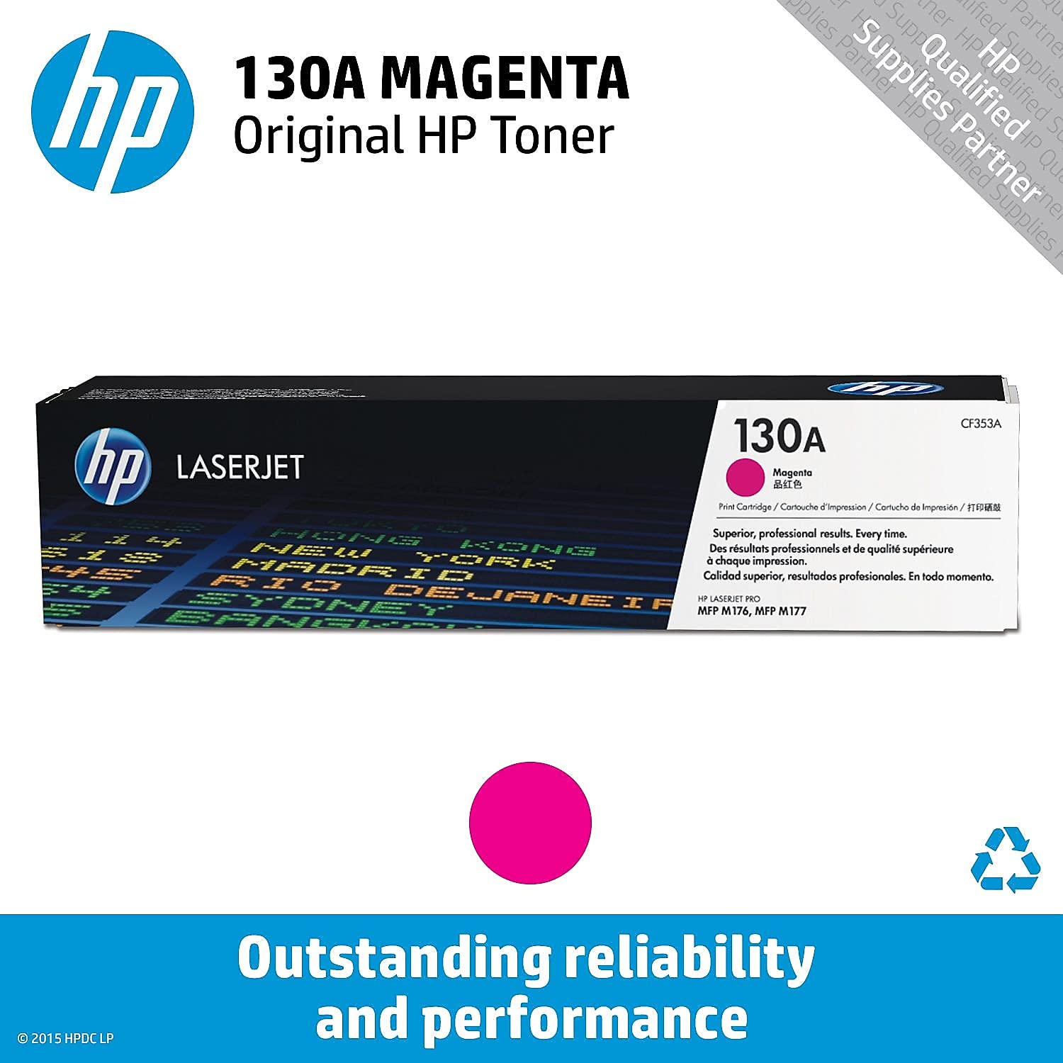 Tóner Original HP nº130A/ Magenta