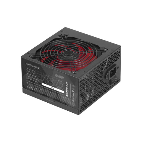 Fuente de Alimentación Mars Gaming MPIII650/ 650W/ Ventilador 12cm