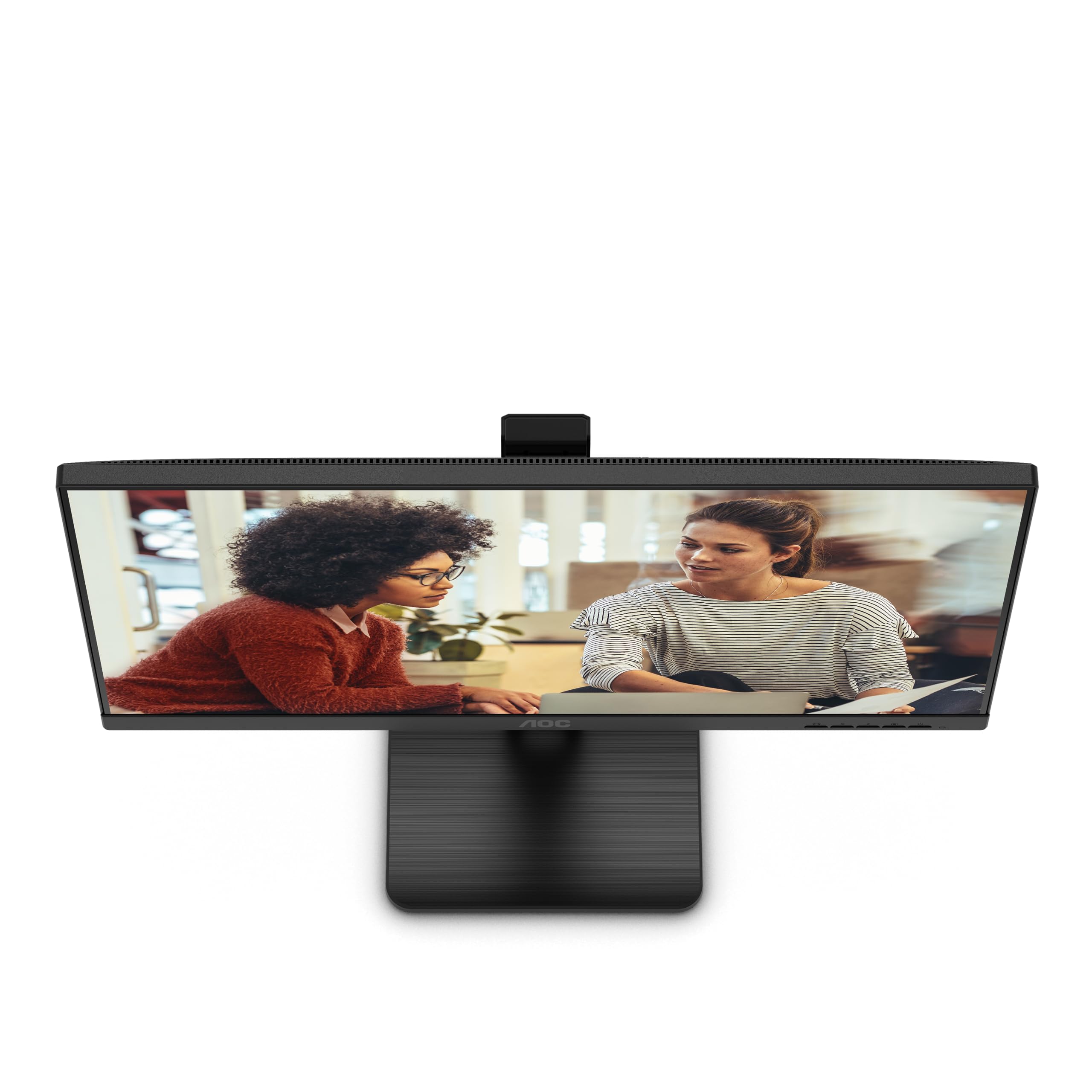 Monitor AOC 24E3QAF 23.8'/ Full HD/ Multimedia/ Regulable en altura/ Negro