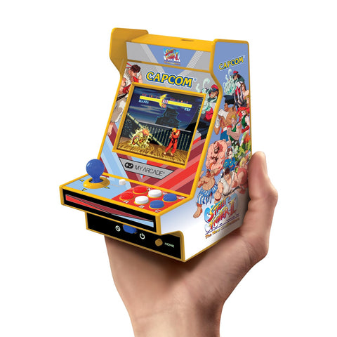 My Arcade Super Street Fighter II Nano Player Arcade retro portátil (2 juegos en 1)