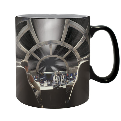 ABYstyle - STAR WARS - Taza Foil - 460 ml - Millenium Falcon