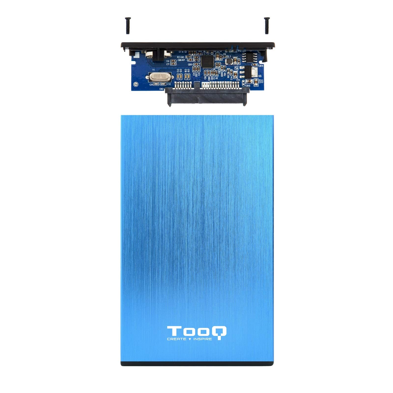 Caja Externa para Disco Duro de 2.5' TooQ TQE-2527BL/ USB 3.1