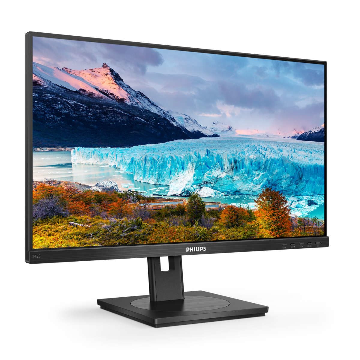 Monitor Profesional Philips S-Line 242S1AE 23.8'/ Full HD/ Multimedia/ Regulable en altura/Negro