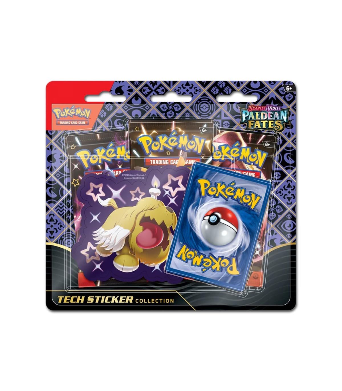 BANDAI PC50469 Juego de Cartas Pokémon TCG: SV4.5 Tech Sticker Box, Multicolor, Atrapa Todos los Pokémon y hazte el Mejor Entrenador Coleccionable para los Amantes del Anime, Versión en Español