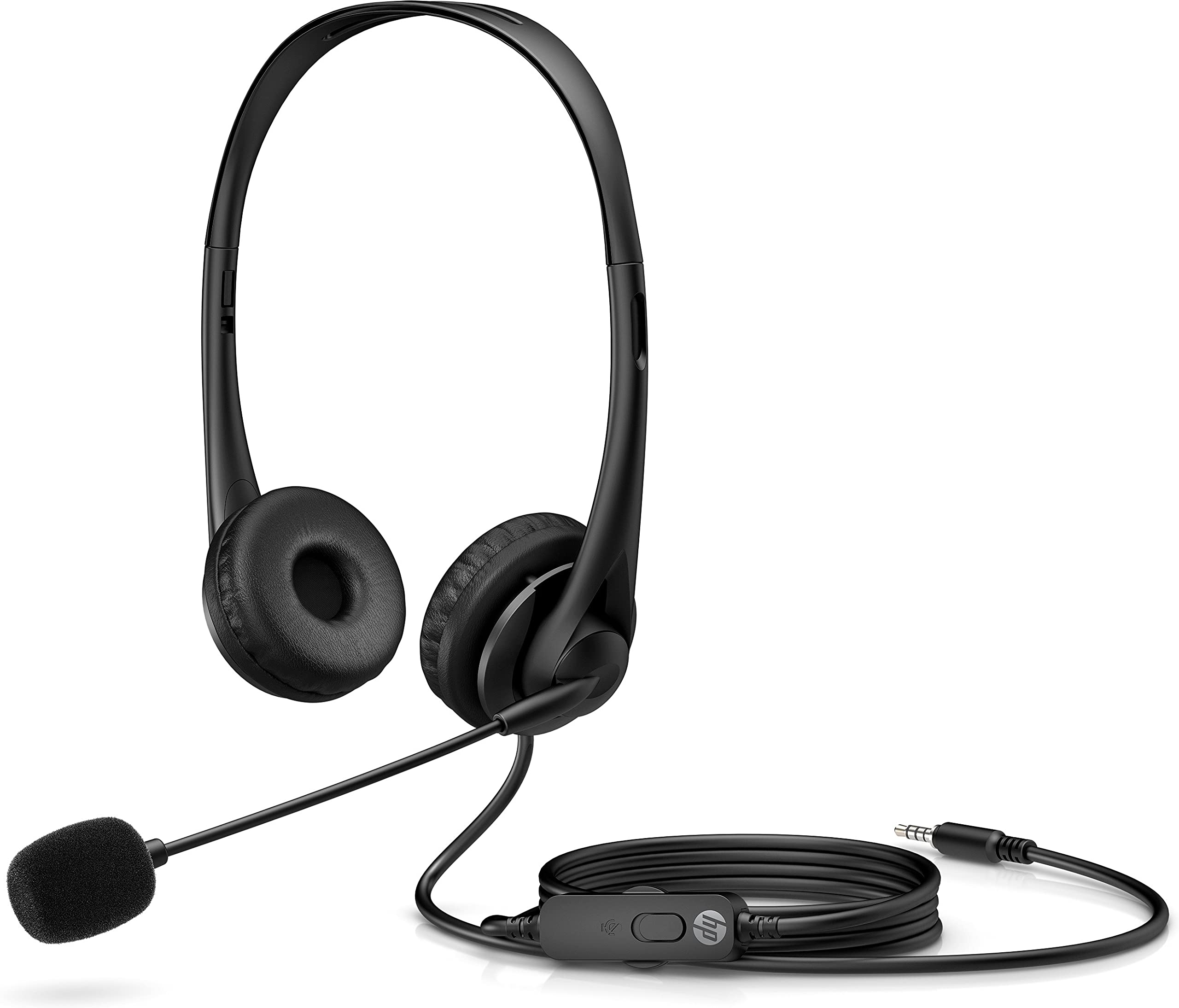 Auriculares HP G2/ con Micrófono/ Jack 3.5/ Negros