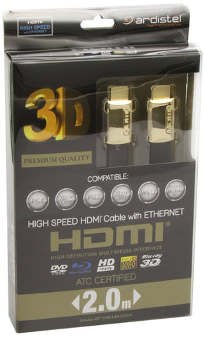 Ardistel - Cable HDMI 1.4 High Speed Ethernet (PS3, PS4)