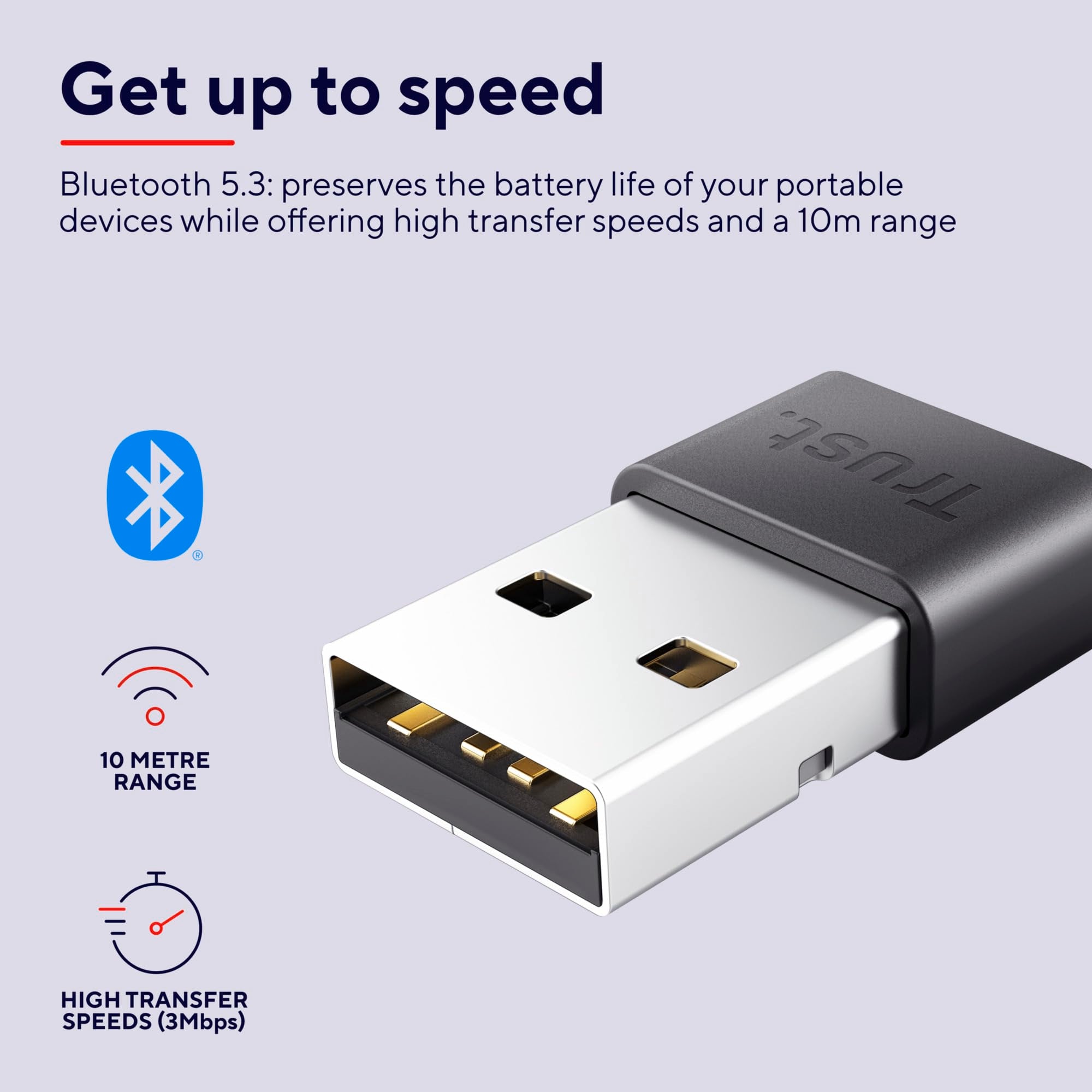 Adaptador USB - Bluetooth Trust Myna