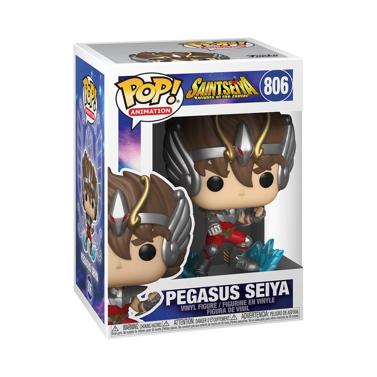 Funko Pop! Animation: Saint Seiya - Pegasus Seiya - Figura de Vinilo Coleccionable - Idea de Regalo- Mercancia Oficial - Juguetes para Niños y Adultos - Anime Fans - Muñeco para Coleccionistas