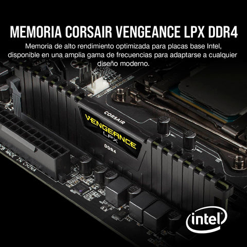 Memoria RAM Corsair Vengeance LPX 2 x 8GB/ DDR4/ 3200MHz/ 1.35V/ CL16/ DIMM