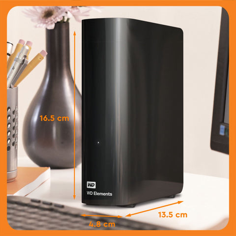 Disco Externo Western Digital WD Elements Desktop 8TB/ 3.5'/ USB 3.0