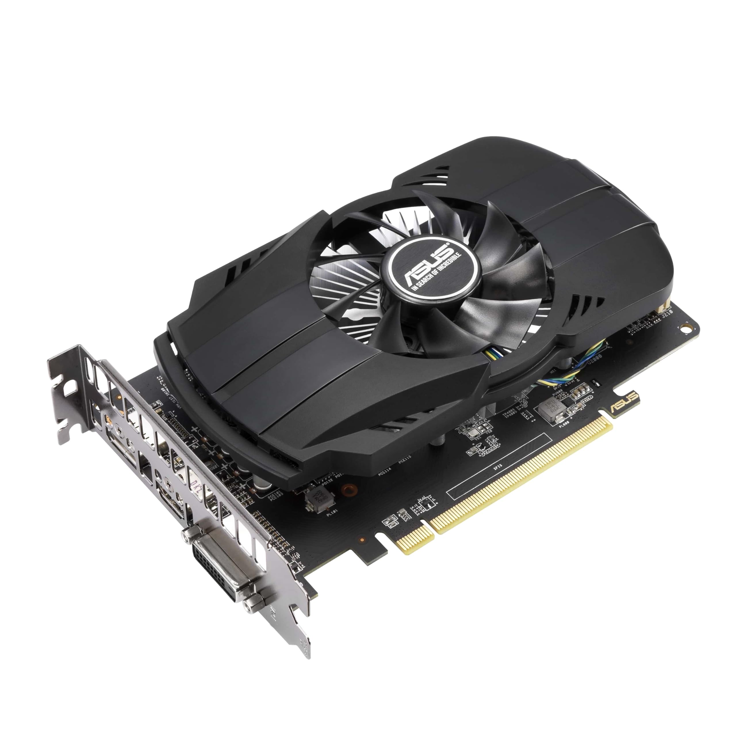 ASUS Tarjeta gráfica de Gaming Phoenix Radeon RX 550 EVO 4GB GDDR5 (PCIe 3.0, 4GB GDDR5, HDMI, DisplayPort, DVI-D, Rodamientos de Bolas Dobles, Auto-Extreme, Diseño Compacto)