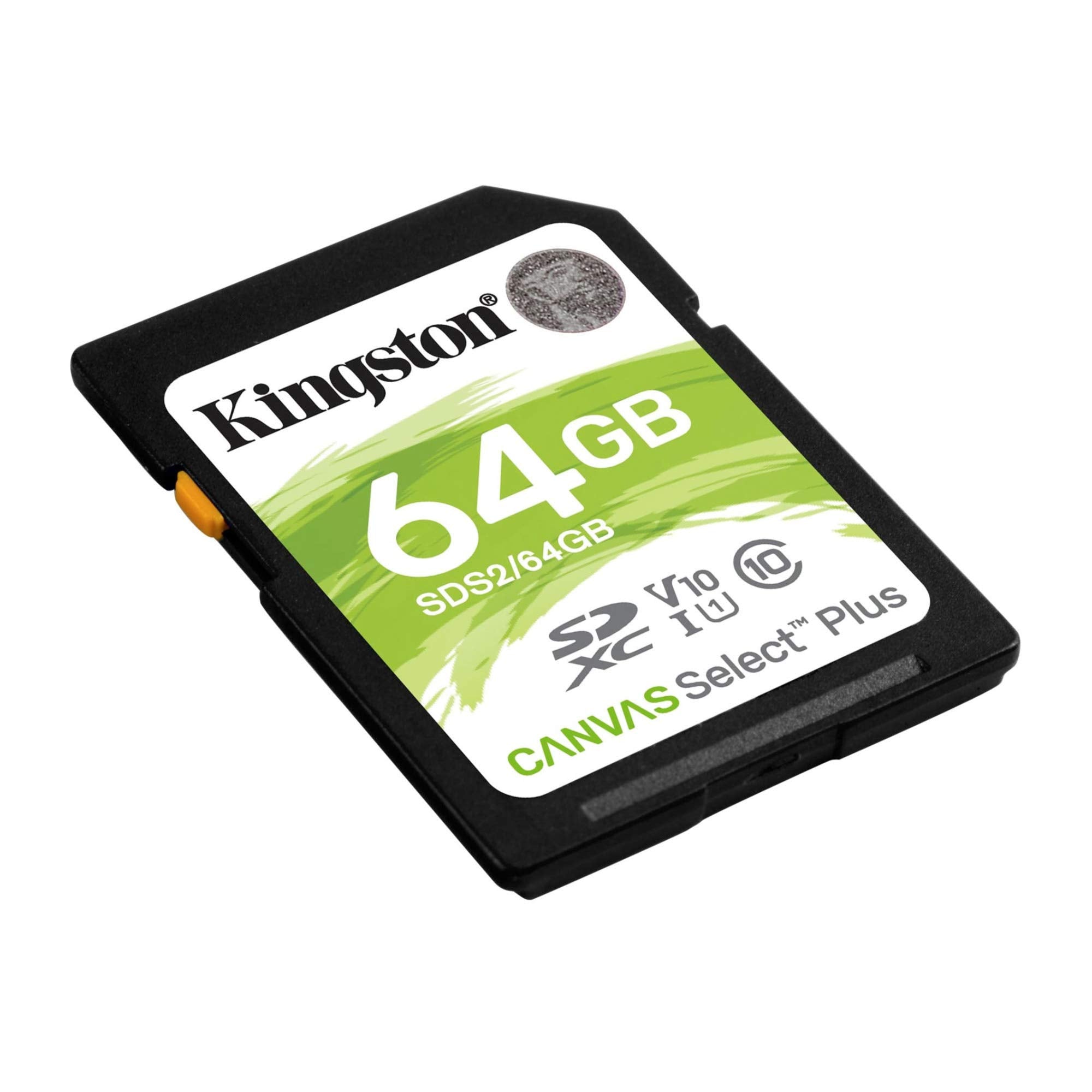 Tarjeta de Memoria Kingston CANVAS Select Plus 64GB SD XC/ Clase 10/ 100MBs